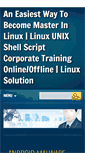 Mobile Screenshot of masteringinlinux.com